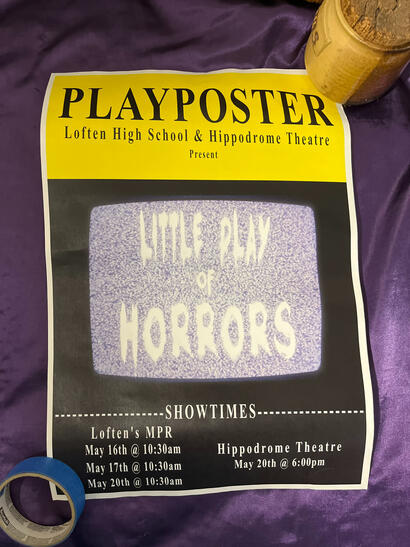"Little Play of Horrors" Play Poster