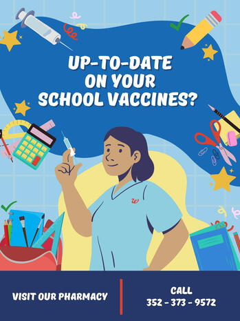 Back-to-School Vaccines Ad